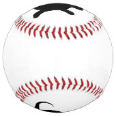Balle De Softball Cat dit bonjour (Dos)