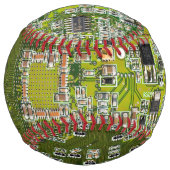 Balle De Softball Circuit imprimé circuit imprimé circuit vert circu (Dos)