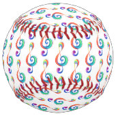 Balle De Softball Clé arc-en-ciel (Dos)