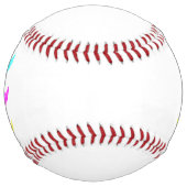 Balle De Softball CMY Moustaches (Devant)