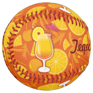 Balle De Softball Cocktail Tequila Sunrise