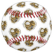 Balle De Softball Coeur vapeur avec un manomètre (Dos)