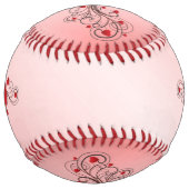 Balle De Softball Coeurs défilés (Dos)