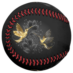 Balle De Softball Colibri noir et or