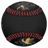 Balle De Softball Colibri noir et or (Devant)