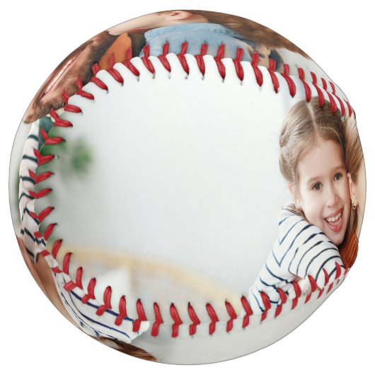 Balle De Softball Collage photo classique (Devant gauche)