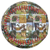 Balle De Softball Collage photo Giraffe, Softball (Devant gauche)