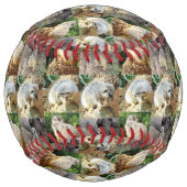 Balle De Softball Collage photo Sleepy Meerkat, softball (Dos)