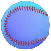 Balle De Softball Combinaison de couleurs bleu deux tons (Devant gauche)