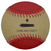 Balle De Softball Come & Take It ! Flag de Texas State (Devant)