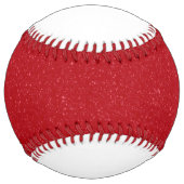 Balle De Softball Conception de softball rouge tomate Yin Yang perso (Devant)