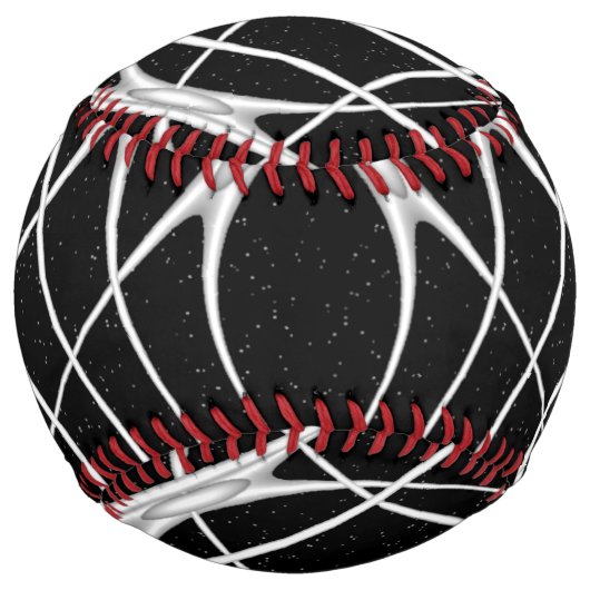 Balle De Softball Conception d'espace galactique (Devant)