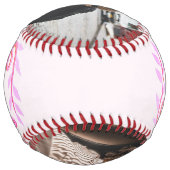 Balle De Softball Cool Maman Lettrer la main Mère Keepsaké Photo (Dos)