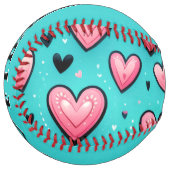 Balle De Softball Cotton Candy Love (personalize) (Devant gauche)