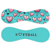 Balle De Softball Cotton Candy Love (personalize) (Panneaux)