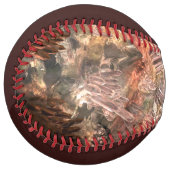 Balle De Softball Couches de cristaux avec teinte rustique (Devant gauche)
