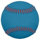 Balle De Softball Couleur Bleu de Mer (Dos)