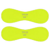 Balle De Softball couleur solide jaune fluorescent - votre logo (Panneaux)
