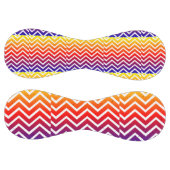 Balle De Softball Couleurs Chevron Dégradé (Panneaux)