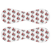 Balle De Softball Croissant mécanique avec roses rouges (Panneaux)