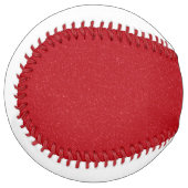 Balle De Softball Custom Tomato Red Noise Effect Softball (Devant gauche)