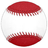 Balle De Softball Custom Tomato Red Noise Effect Softball (Dos)
