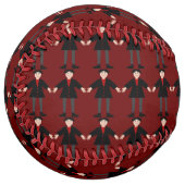 Balle De Softball Cute Halloween Vampire Patterned (Devant gauche)