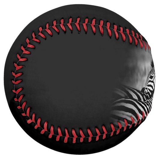 Balle De Softball Dazzle de Zebra (Devant gauche)