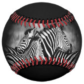 Balle De Softball Dazzle de Zebra (Devant)