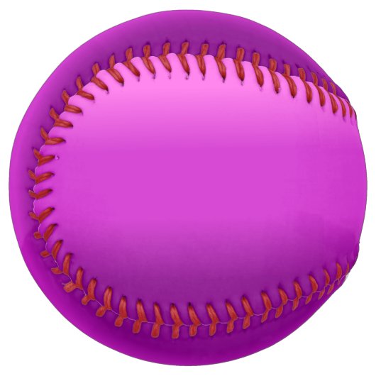Balle De Softball Dégradé pourpre (Devant gauche)