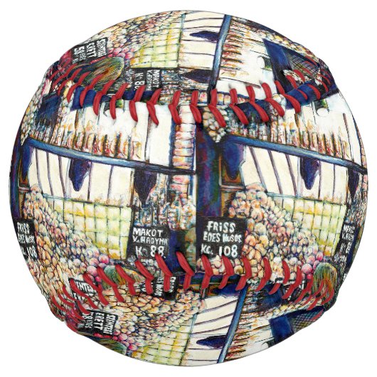 Balle De Softball Dimensions de curiosité (Dos)