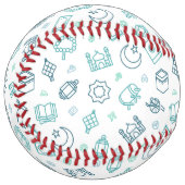 Balle De Softball Doodle ramadan Softball (Devant gauche)
