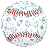 Balle De Softball Doodle ramadan Softball (Devant)