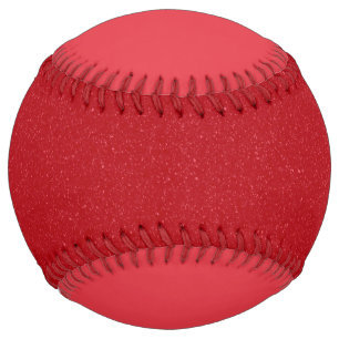 Balle de softball douce personnalisée rouge tomate