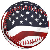 Balle De Softball Drapeau américain (Devant gauche)
