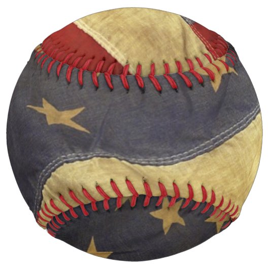 Balle De Softball Drapeau américain (Dos)