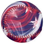 Balle De Softball Drapeau américain Softball (Devant gauche)