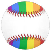 Balle De Softball Drapeau arc-en-ciel (Dos)