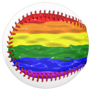 Balle De Softball Drapeau de fierté de SlipperyJoe's vernis liquide