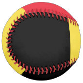 Balle De Softball Drapeau de la Belgique (Devant gauche)