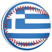 Balle De Softball Drapeau de la Grèce (Devant gauche)