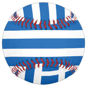 Balle De Softball Drapeau de la Grèce