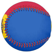 Balle De Softball Drapeau de la Moldavie (Devant gauche)