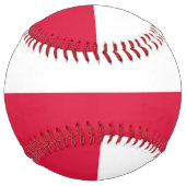 Balle De Softball Drapeau de la Pologne (Dos)