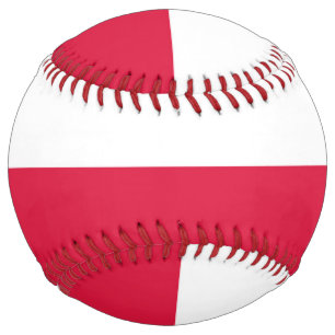 Balle De Softball Drapeau de la Pologne