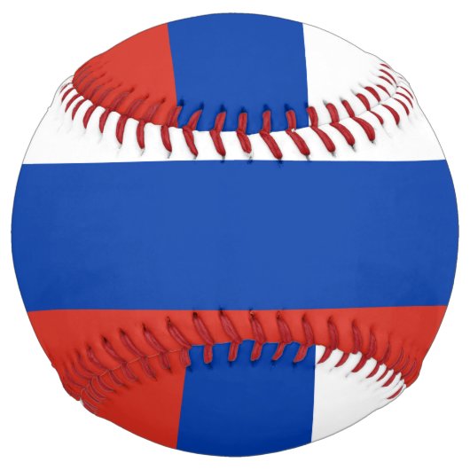 Balle De Softball Drapeau de la Russie (Dos)