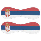 Balle De Softball Drapeau de la Serbie (Panneaux)