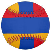 Balle De Softball Drapeau de l'Arménie (Dos)