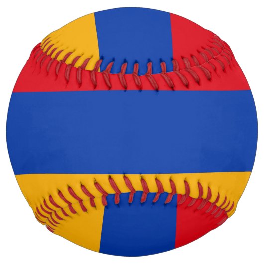 Balle De Softball Drapeau de l'Arménie (Devant)