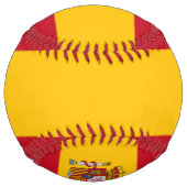 Balle De Softball Drapeau de l'Espagne (Dos)